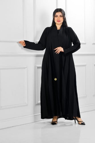 عباية شتوية منسوجة من قماش الكريب الفاخر و المخمل...