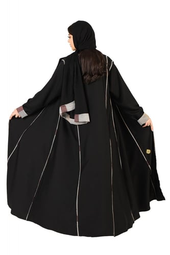 عباية قلاب منسوجة من قماش الصالونا الكوري الأصلي م...