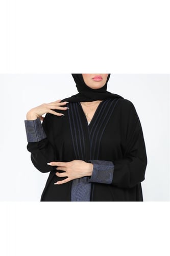 عباية منسوجة من قماش الصالونا الكوري الأصلي مع طرح...