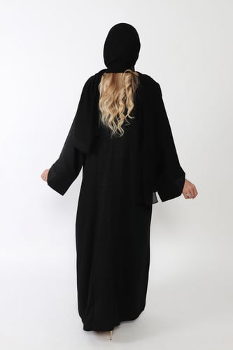 عباية منسوجة من قماش الصالونا الكوري الأصلي مع طرح...