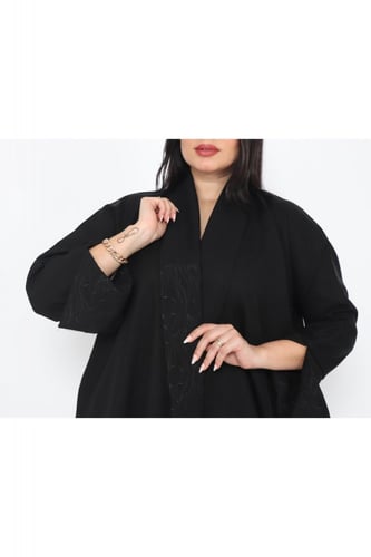 عباية منسوجة من قماش الصالونا الكوري الأصلي مع طرح...