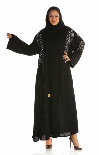 عباية منسوجة من قماش راما الأصلي مع طرحتها