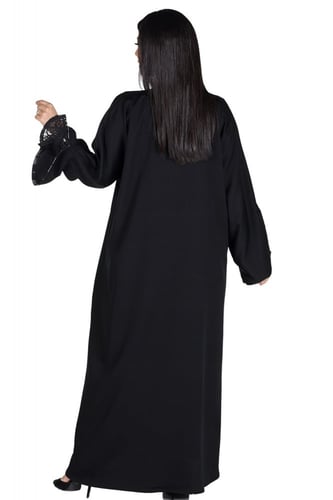 عباية منسوجة من الصالونا الكوري الأصلي مع طرحتها