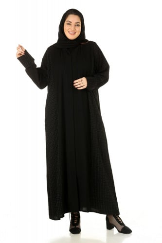 عباية منسوجة من القماش الملكي الفاخر مع طرحتها