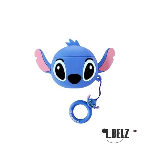 جراب حماية ايربودز ليلو اند ستيتش ازرق