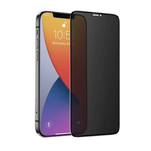 شاشة حماية ايفون 12 و 11 لقافه ضد البصمات X-PLATIN...