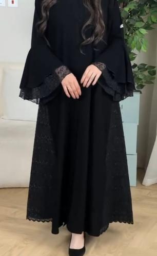 عبايه مذهله بكم فرنسي