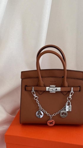 حقيبه بيركن مع الملحقات بني