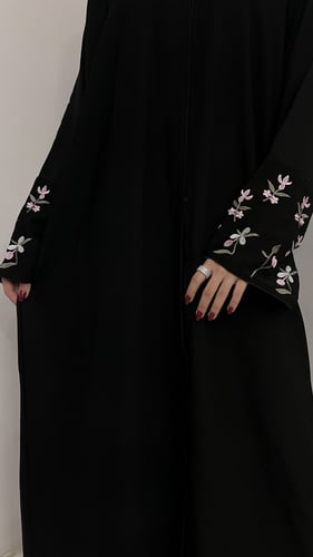 عبايه حور قماش كويتي واقف| قصه عاديه