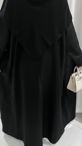 عبايه غيم بقماش كتان كويتي