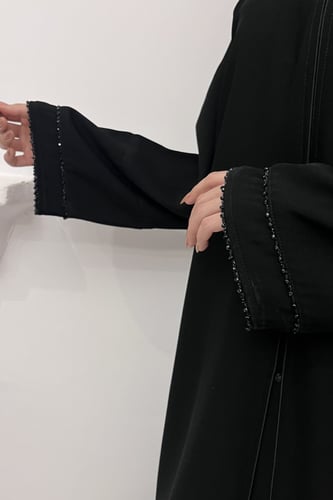 عبايه رِقه كم شك قماش ملكي