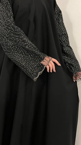 عبايه سفانه قماش كويتي قصه عاديه