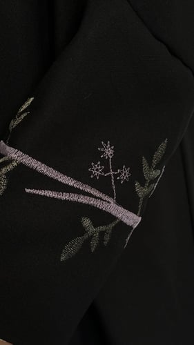 فاتن موف بتطريز فاخر بالاكمام والعبايه والطرحه