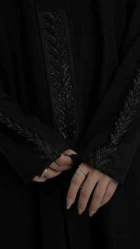 عبايه الجوهره شك /قماش كويتي