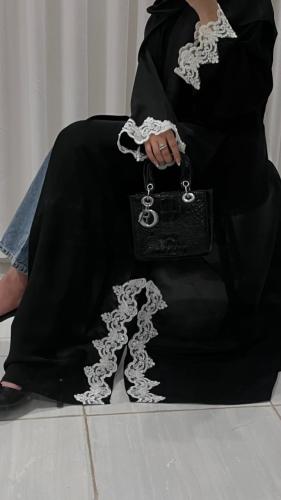 دانتيل وايت فخم كم وجوانب