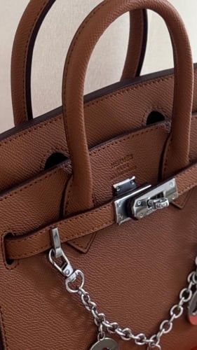 حقيبه بيركن مع الملحقات بني