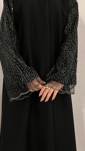 عبايه سفانه قماش كويتي قصه عاديه