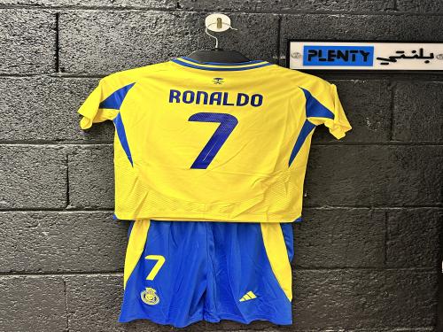 طقم النصر 24/25 ( ولادي ) طباعة RONALDO 7