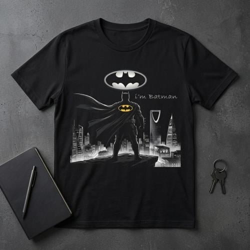 تيشيرت باتمان i'm batman قطن 100%