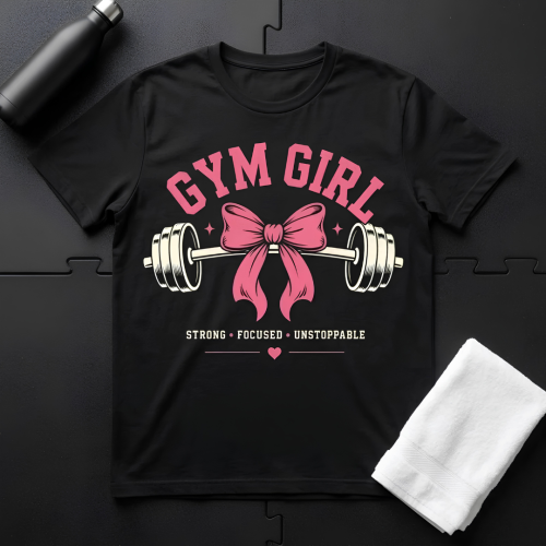 تيشيرت نسائي للنادي Strong girl قطن 100%