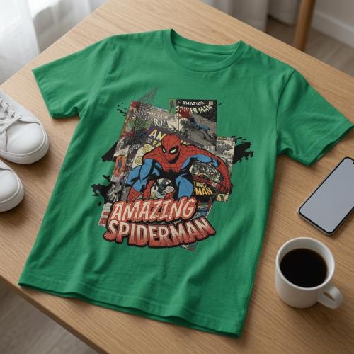 تيشيرت سبايدرمان Comic Clash قطن 100%