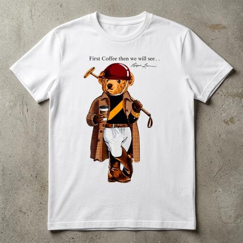 تيشيرت Coffee Bear قطن 100%