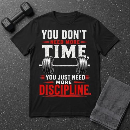 تيشيرت النادي discipline قطن 100%