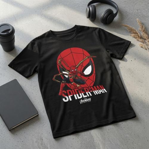 تيشيرت سبايدرمان Iron Spider قطن 100%