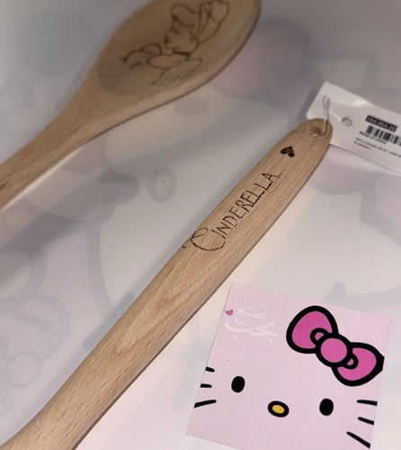 ملعقة خشبيه سندريلا