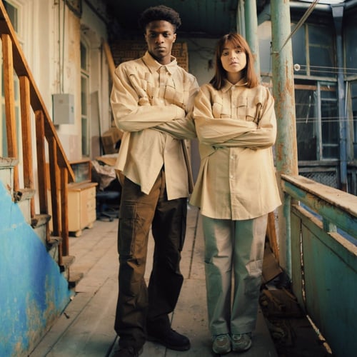 D01–06 Braided Panel Utility Shirt