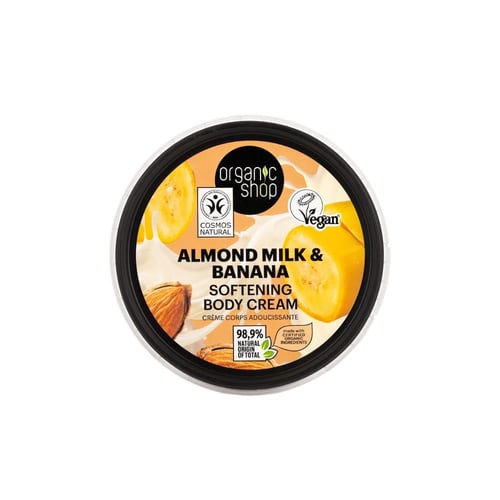 اورجانيك شوب كريم الجسم المنعّم بحليب اللوز والموز...