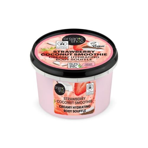 اورجانيك شوب سوفليه كريم الجسم المرطّب بالفراولة و...