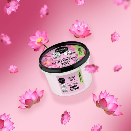 كريم الجسم لتنعيم البشرة بزهرة اللوتس 250 مل