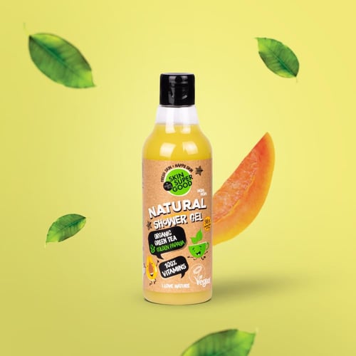 جل استحمام الجسم الطبيعي 100% فيتامينات 250 مل