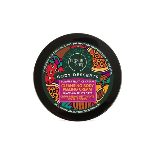 اورجانيك شوب مقشر الجسم بالايس كريم سمر فروت 450مل