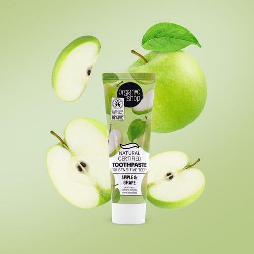 معجون أسنان بالتفاح والعنب للاسنان الحساسة 100جرام