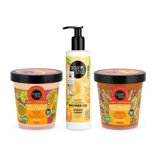 مجموعة حلوى الجسم المضادة للسيلولايت بنكهة مربى ال...