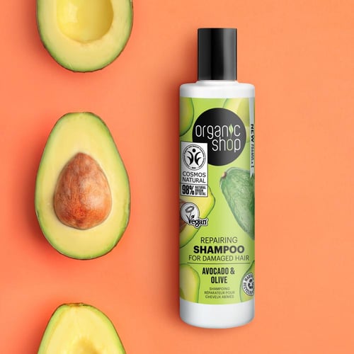 شامبو لإصلاح للشعر التالف بخلاصة الأفوكادو والزبتو...