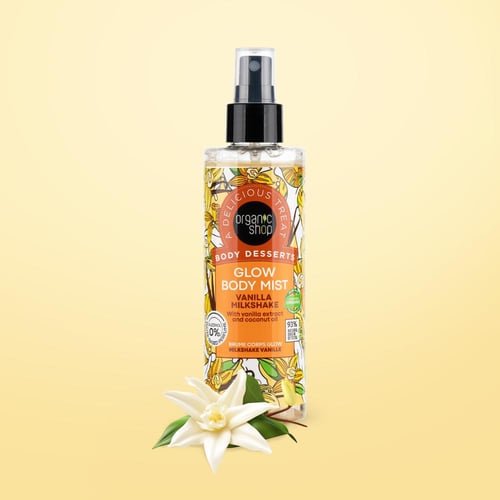 بخاخ الجسم المرطب بالميلك شيك والفانيلا 200 مل