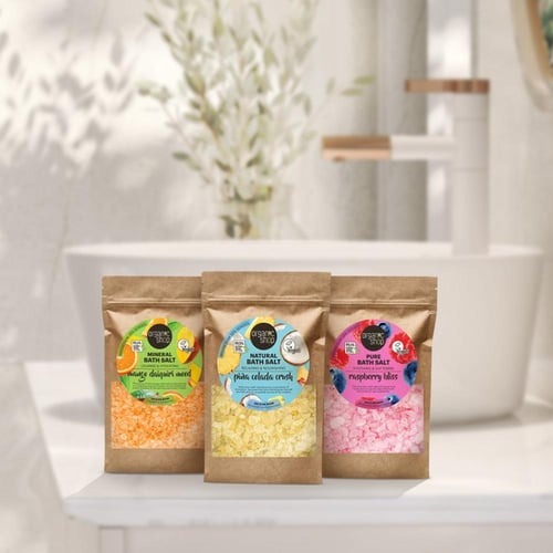 مجموعة املاح الاستحمام الطبيعية بالمانجو و التوت و...