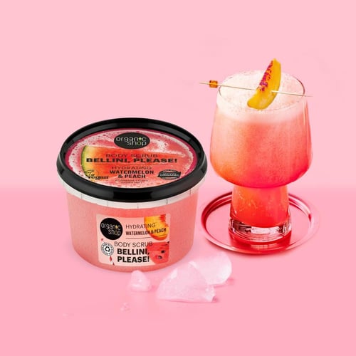 مقشر الجسم كوكتيل البيلليني المرطب بالبطيخ والخوخ...