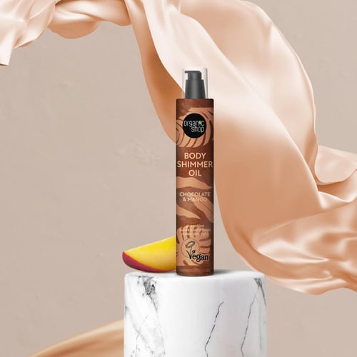 ملمع الجسم الزيت الجاف بالشوكولا والمانجو 100 مل