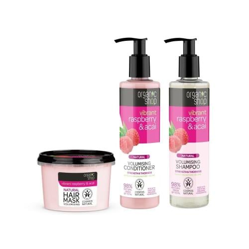 البكج العضوي لترطيب وكثافة الشعر بالتوت والأكاي