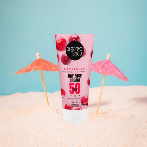 اورجانيك شوب كريم الوجه للوقاية اليومية لأشعة الشم...