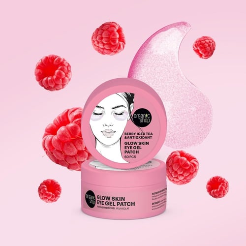 لاصقة جل تحت العين بالشاي التوت المثلج ومضادات الأ...