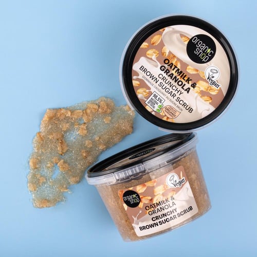 اورجانيك شوب مقشّر الجسم السكّري المقرمش بالشوفان...