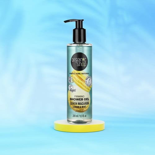 اورجانيك شوب جل استحمام لشد البشرة بحلوى المكارون...
