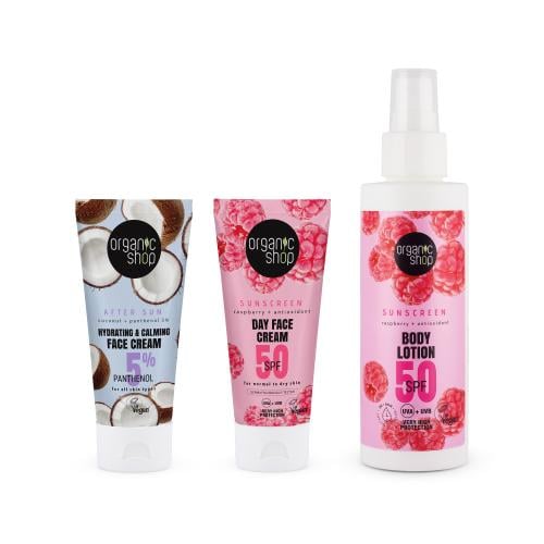 مجموعة العناية اليومية للوجه والجسم للوقاية من أشع...