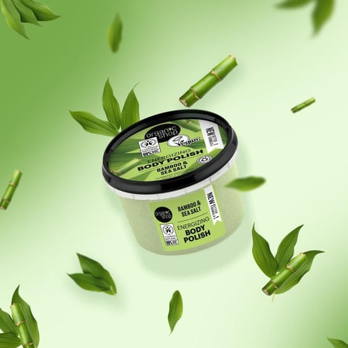 صنفرة الجسم لشد البشرة بخلاصة خشب البامبو الخيزران...