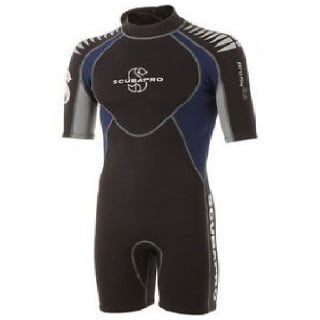 بدلة سكوبابرو رجالي قصير رمادي 2.5مم